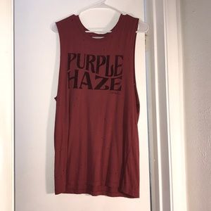 NWOT “Purple Haze” muscle tee